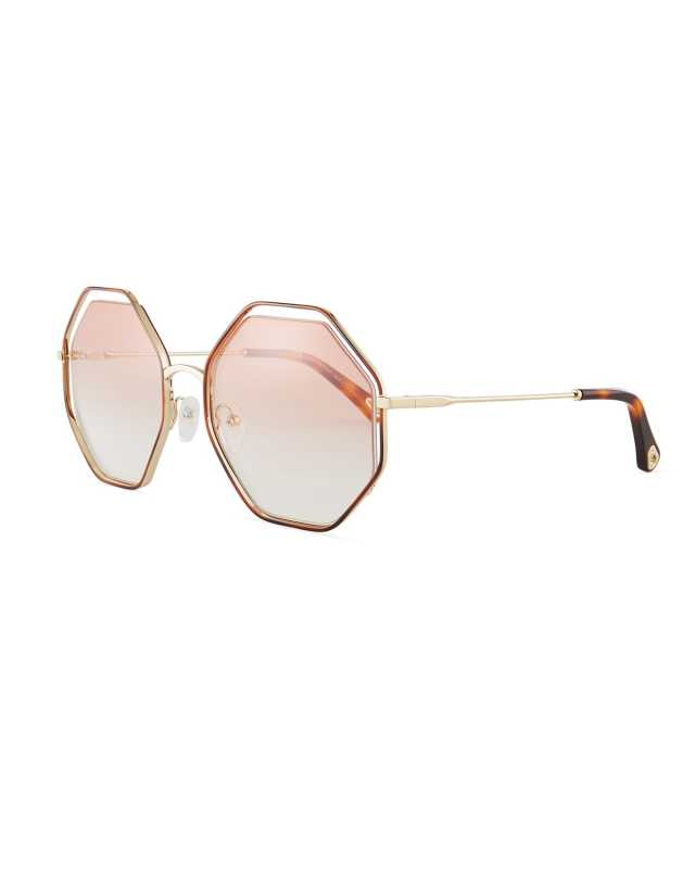 Poppy Geometric Sunglasses